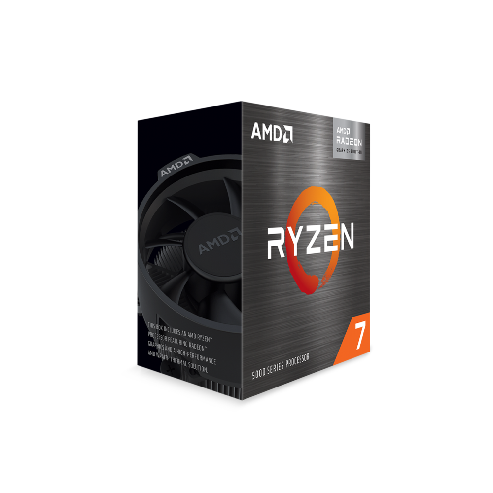 Procesador AMD Ryzen 7 5700G con Disipador y Gráficos Integrados - Socket AM4, 8 Núcleos, 3.8 GHz, 65W