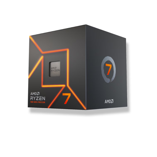 Procesador AMD Ryzen 7 7700 con Disipador y Gráficos Integrados - Socket AM5, 8 Núcleos, 3.8 GHz, 64W