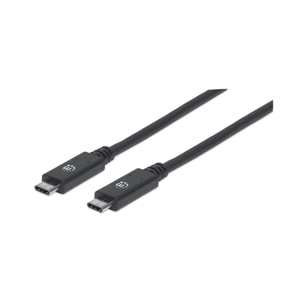 Cable USB Tipo C 3.1 Super Velocidad M-M 1M Manhattan (355223)