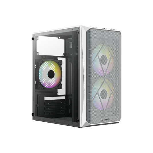 Gabinete Acteck Mini Torre Doom GI630, ATX, 500W, Acrílico, Blanco AC-935746