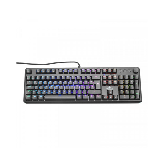 Teclado Gamer Yeyian YTM-28207R Asward S3000 Mecánico Switch Rojo RGB