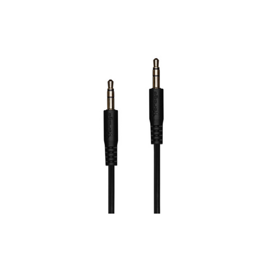 Cable Auxiliar Audio Vorago 3.5mm a 3.5mm Negro (CAB-A01B)