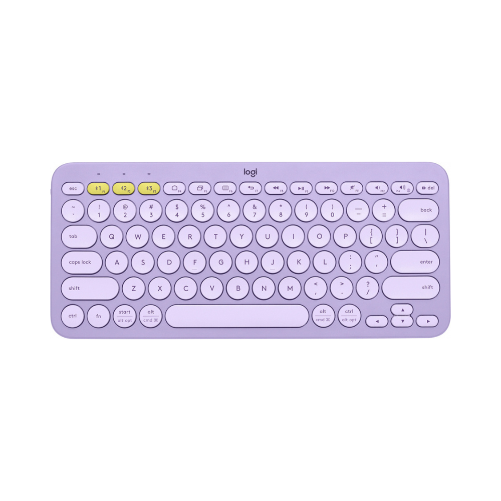 Teclado Logitech K380 Bluetooth Multidispositivo Lavender Lemonade (920-011150)