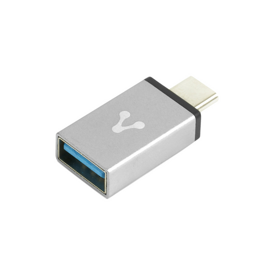 Adaptador Vorago OTG Tipo C a USB 3.0 Carga y Transferencia de Datos (ADP-101)