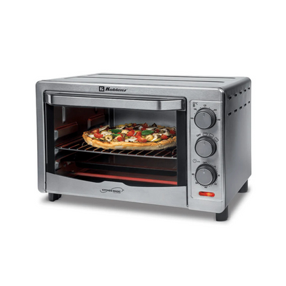 Horno eléctrico de convección Koblenz HKM-1500 C, 24L (9 rebanadas de pan), 3 programas de cocción, termostato de 100-250 grados, 1500W