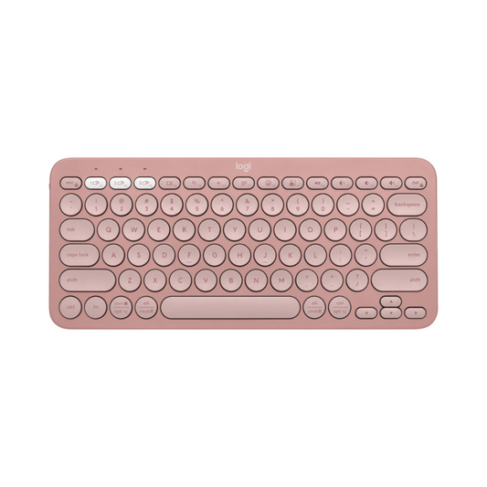 Teclado Logitech Pebble Keys 2 K380S Bluetooth Multidispositivo Rosa (920-011785)