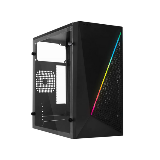 Gabinete Acteck Kioto Compact, Micro Tower, RGB, USB 3.0, 500W, Acrílico AC-933070