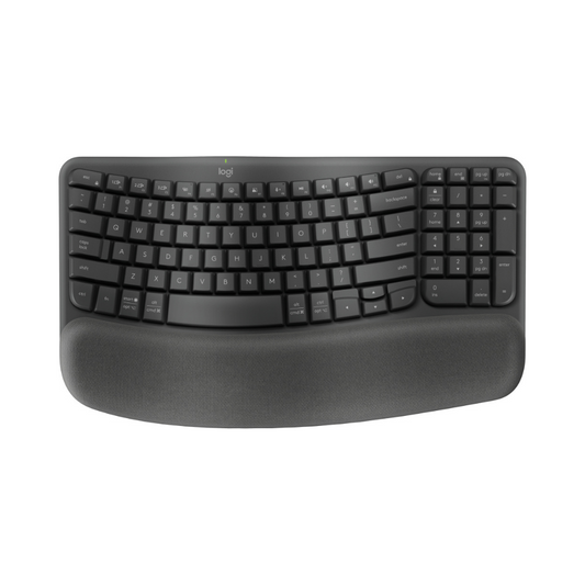 Teclado Logitech Wave Keys USB Bluetooth Multidispositivo Graphite (920-012278)