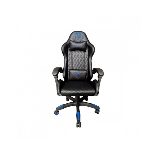 Silla Gamer Necnon NSG-01 - Foam, Clase 4, Cojín Lumbar y de Cabeza, Negro/Azul (NBSG0123C4)