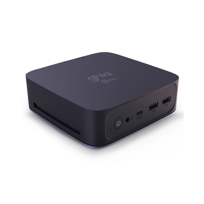 Mini PC Ghia Gcube, AMD Ryzen 5 5500U 6 núcleos hasta 4.0 GHz, 8GB RAM, 512GB SSD M.2 NVMe, Wi-Fi/Bluetooth, sin sistema