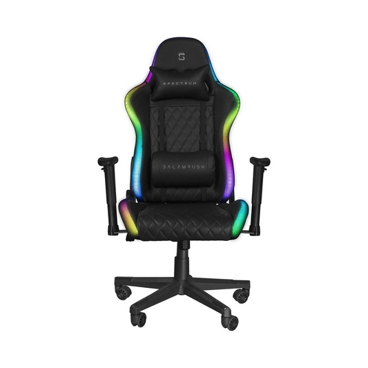 Silla Gaming Balamrush Lightingrush - RGB, Nylon, Mecanismo Mariposa, Negra (BR-931267)