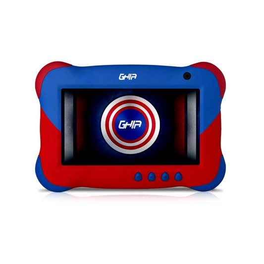 Tablet Ghia 7 Kids, Quad Core A133, 1GB RAM, 16GB, Doble Cámara, WiFi, Bluetooth, 2500mAh, Android 11 Go, Azul