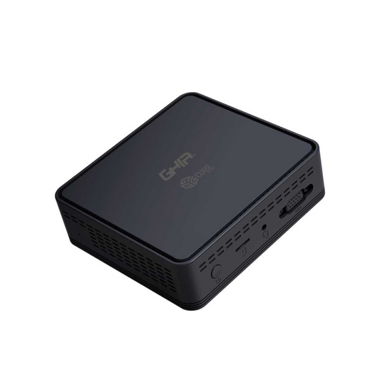 Mini PC Ghia Gcube, Intel Pentium Silver N5030 4 núcleos hasta 3.10 GHz, 4GB RAM, 128GB SSD M.2 SATA, Wi-Fi/Bluetooth, Win 11 Pro