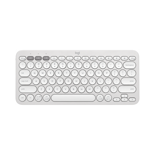 Teclado Logitech Pebble Keys 2 K380S Bluetooth Multidispositivo Blanco (920-011784)