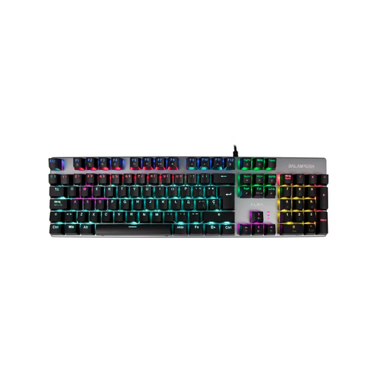 Teclado Gaming Balam Rush USB LED 6 Colores Negro Alba (BR-929653)