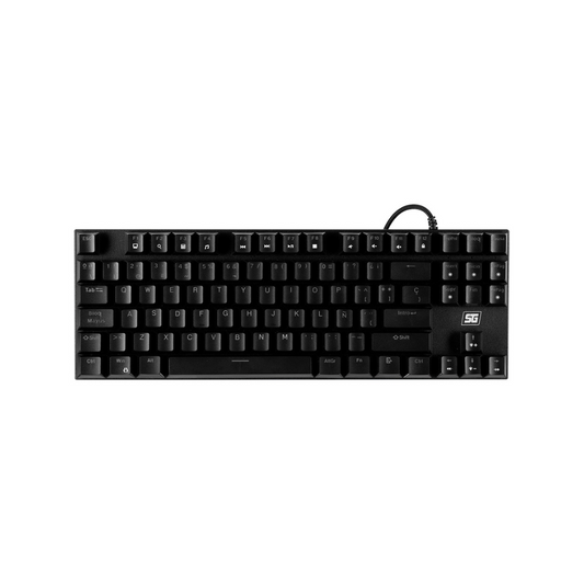 Teclado Vorago Start The Game Mecánico TKL RGB Rainbow con Switch Negro (KB-600)