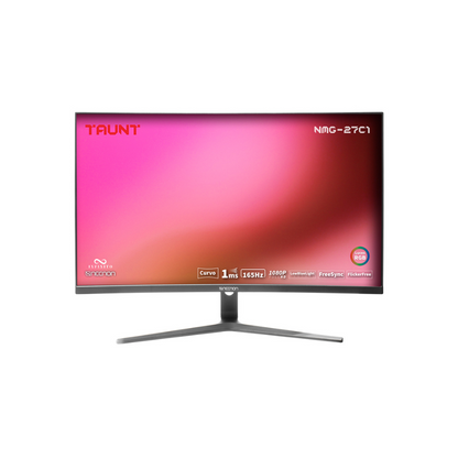 Monitor Gaming Necnon NMG-27C1 Curvo 27" | 165Hz, 1ms, HDMI/DP, Negro (NIMG2701C1)