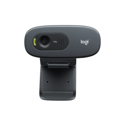 Cámara Web Logitech C270 - HD 720P, 30FPS, 55° de Campo, USB-A (960-000694)