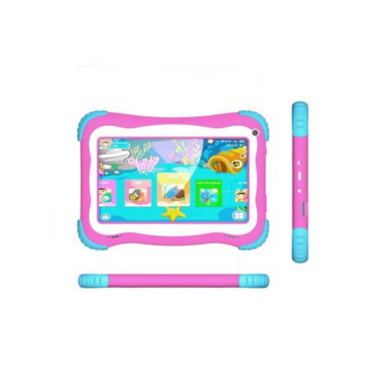 Tablet Stylos Taris Kids, Color Rosa, Procesador Quad-core, Almacenamiento 8Gb, RAM 1GB, Pantalla 7"