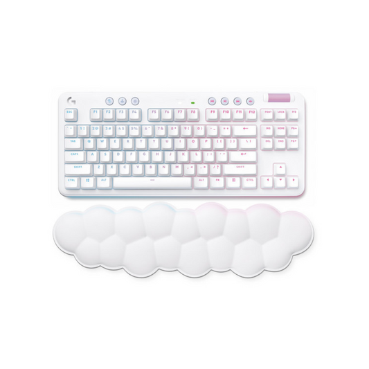 Teclado Logitech G715 TKL con Reposamanos Bluetooth Lineal Off-White (920-010684)