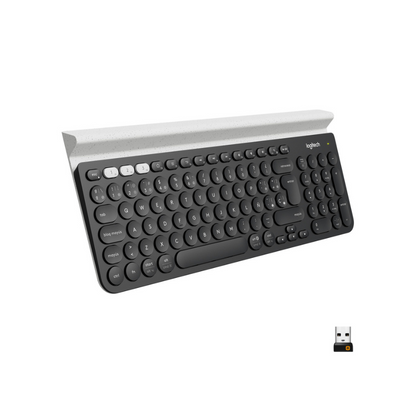 Teclado Logitech K780 Multidispositivo con Soporte Bluetooth USB Unifying Negro (920-008026)