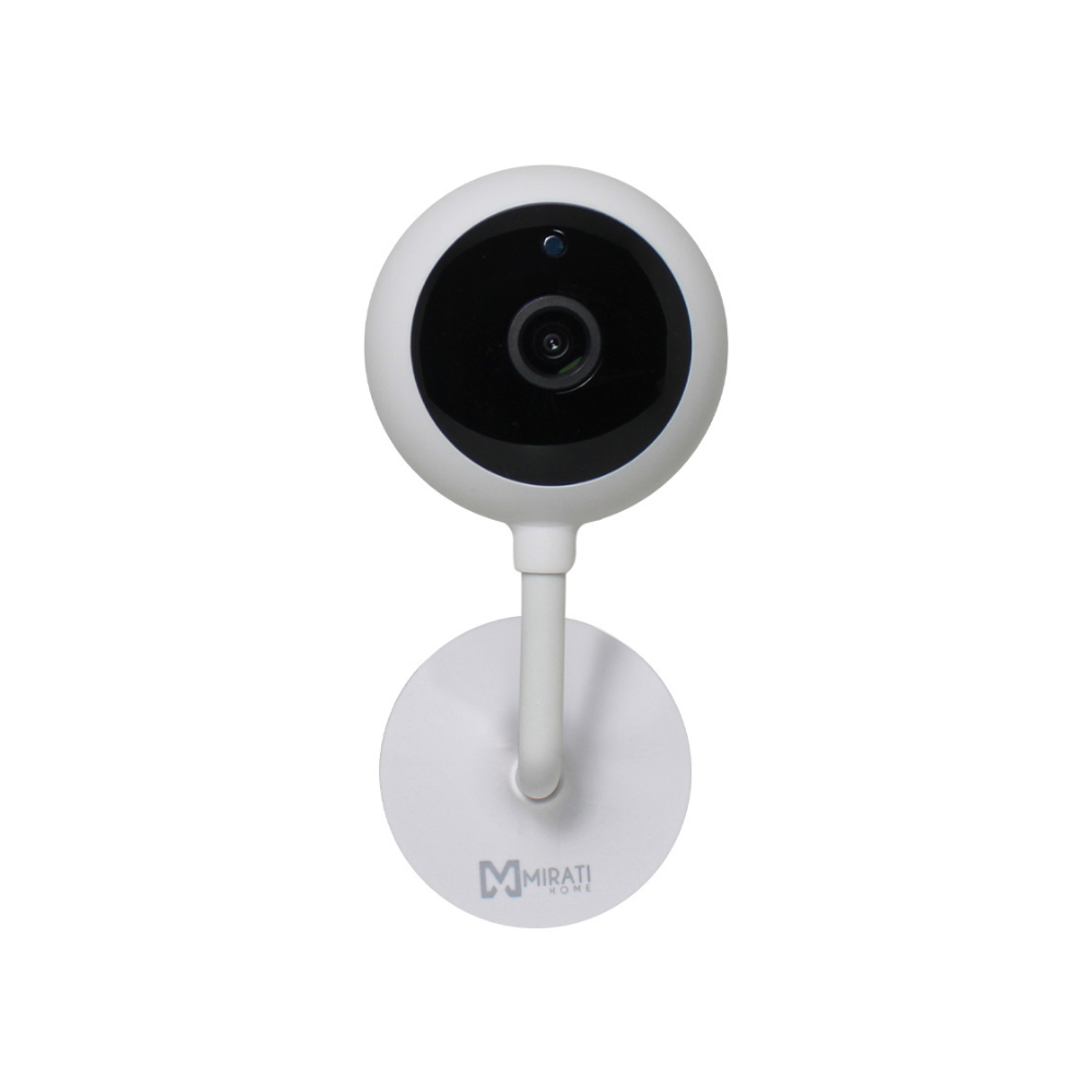 Cámara IP inalámbrica Mirati 2MP, 1080P Full HD, WiFi, fija, audio 2 vías, visión nocturna, almacenamiento Micro SD, Smart Home.