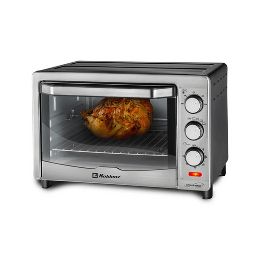 Horno rosticero y convección Koblenz HKM-1500 R, 24L (9 rebanadas de pan), 4 programas de cocción, termostato de 100-250 grados, 1500W