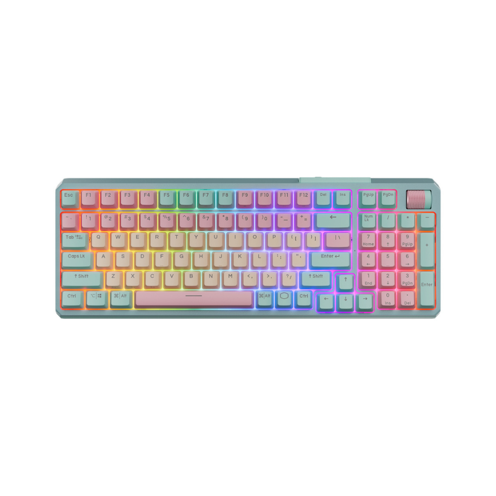 Teclado Inalámbrico Híbrido Cooler Master MK770 (MK-770-MCKR1-US) Macaron