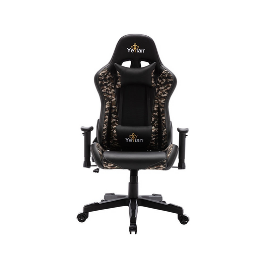 Silla Gaming Yeyian Ryuji Desert Camo - Poliéster/Nylon, Soporta 150 kg (YFRD-042920)