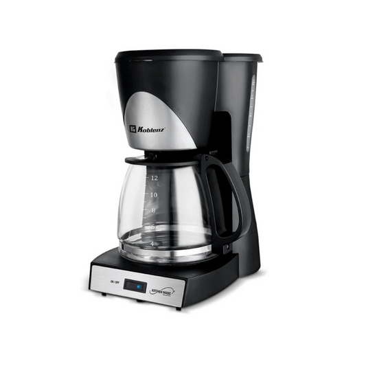 Cafetera Koblenz CKM-212 IN, 12 tazas (1.5L), filtro lavable, anti-goteo, base para mantener caliente