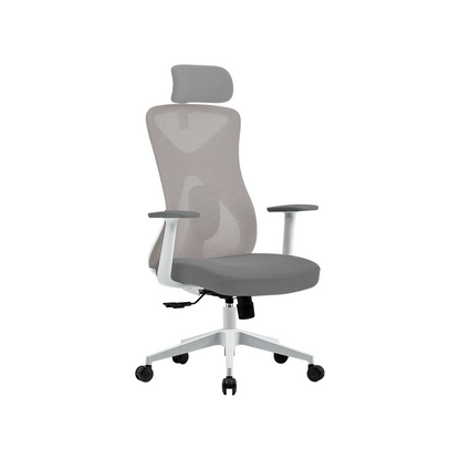 Silla de Oficina Acteck ProEC737 - Ajuste Lumbar, Soporta hasta 120 kg, Blanca (AC-937245)