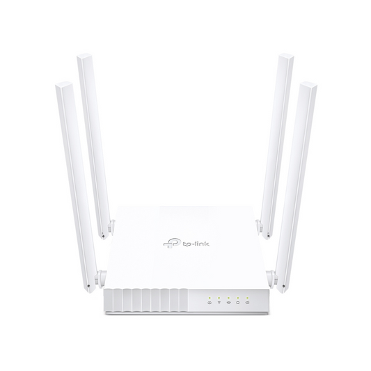 Router Inalámbrico Doble Banda AC, 2.4 GHz y 5 GHz hasta 733 Mbps, 4 Antenas Externas, 4 Puertos LAN 10/100 Mbps, 1 Puerto WAN 10/100 Mbps