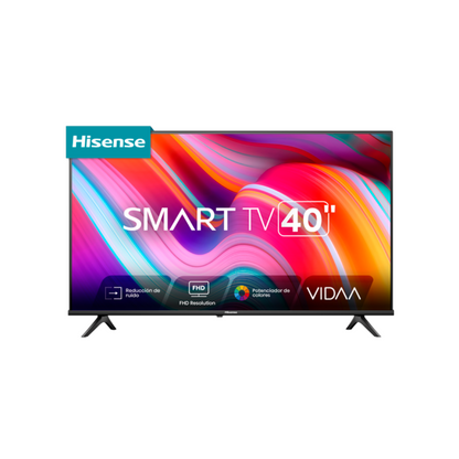 Televisión LED Hisense 40" 40A4KV Vidaa Smart TV, Resolución Full HD, DTS Virtual X, HDMI ARC