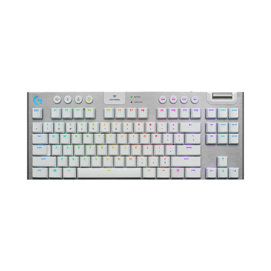 Teclado Logitech G915 TKL Lightspeed USB Bluetooth RGB Blanco (920-009660)