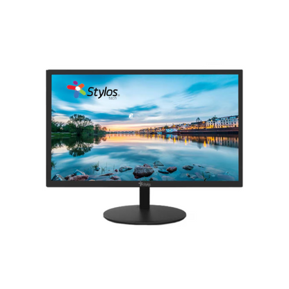 Monitor Stylos SMOT1 18.5" HD (1366x768) LED | 60Hz, 5ms, HDMI/VGA, VESA, Negro