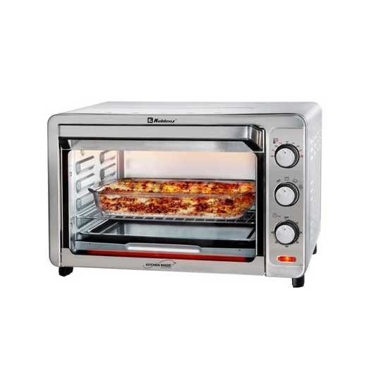 Horno eléctrico y convección Koblenz HKM-1500 S, 32L (9 rebanadas de pan), 3 funciones de cocción, termostato de 100-250 grados, 1500W