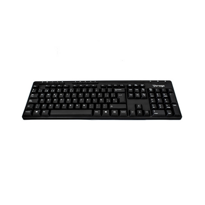 Teclado Vorago Multimedia USB Negro (KB-202)