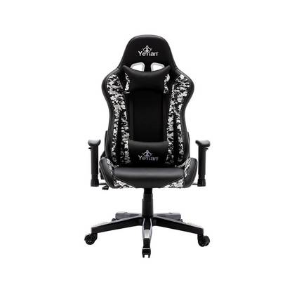 Silla Gaming Yeyian Ryuji Snow Camo - Poliéster/Nylon, Soporta 150 kg (YFRS-051820)