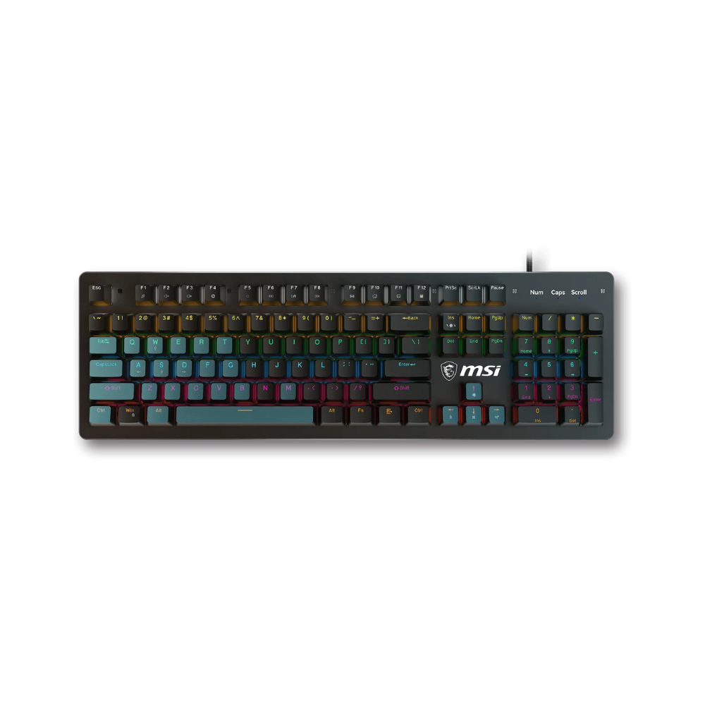 Teclado MSI Forge GK300 Blue US Mecánico