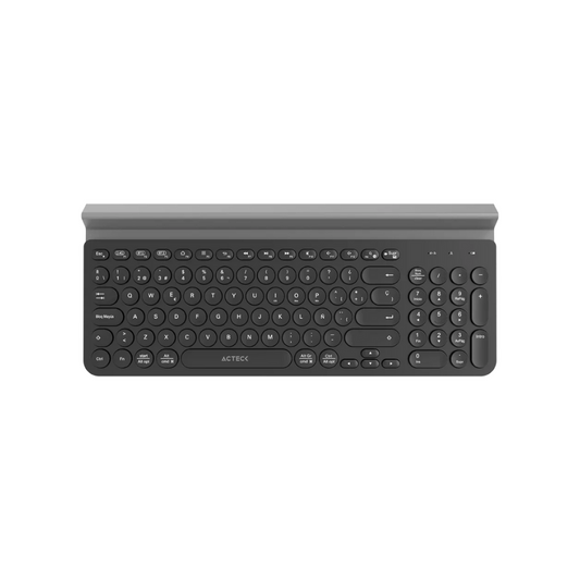 Teclado Acteck Multidispositivo TI695 3 Modos Bluetooth Negro (AC-934206)