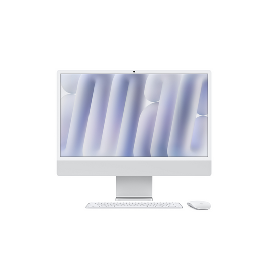 iMac 24", Retina 4.5K, Chip M4, 8 Núcleos CPU, 8 Núcleos GPU, 16GB, 256GB SSD, Thunderbolt 4, Magic Keyboard, Plata