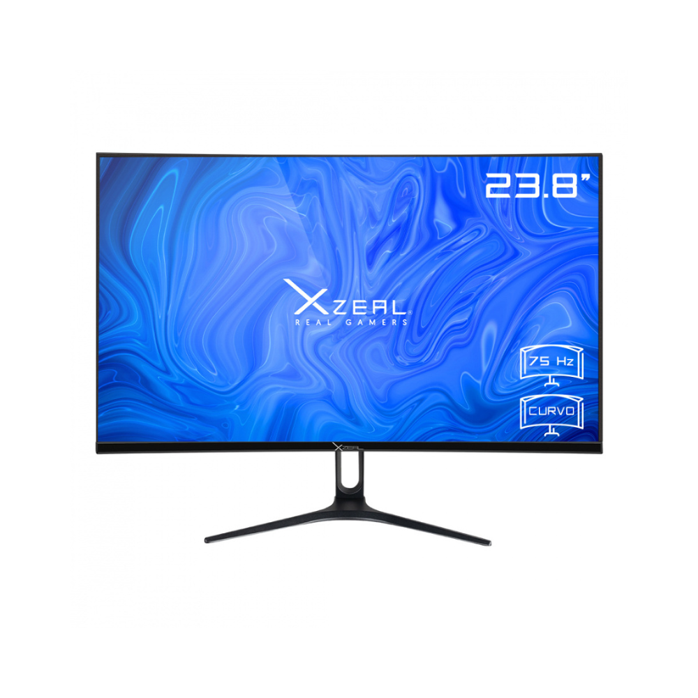 Monitor Xzeal 23.8" Full HD (1920x1080) | 75Hz, 5ms, VESA, Negro (XSPMG05B)