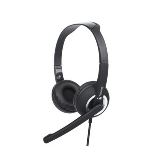 Audífonos Nextep NE-425 con Micrófono USB, Diadema Alámbrica, Negro