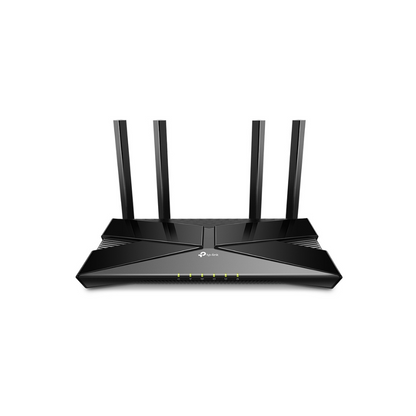 Router Wi-Fi 6 Ax 1500 Mbps, MU-MIMO 2x2, OFDMA, 1 Puerto WAN y 4 Puertos LAN Gigabit, 4 Antenas Beamforming