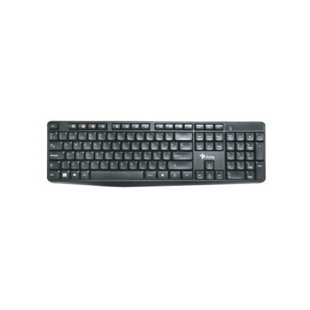 Teclado Stylos Inalámbrico 105 Teclas USB Nano Español (STPTEC4B)