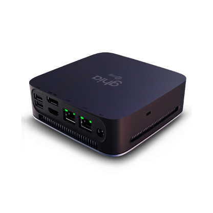 Mini PC Ghia Gcube, AMD Ryzen 5 5500U 6 núcleos hasta 4.0 GHz, 8GB RAM, 512GB SSD M.2 NVMe, Wi-Fi/Bluetooth, sin sistema