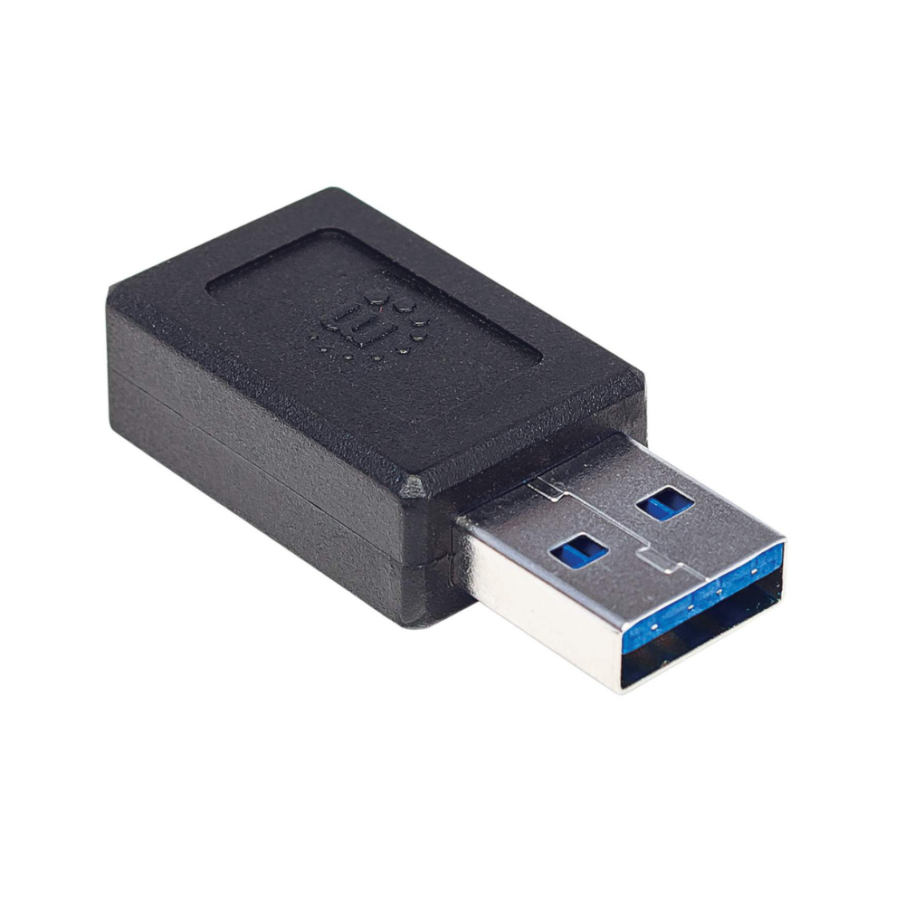 Adaptador Manhattan USB Tipo C V3.1 AM-CH Negro (354714)