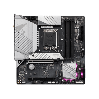 Tarjeta Madre Gigabyte B760M AORUS Elite AX, Socket 1700, Gen 12/13/14, 4xDDR5, HDMI/DP, Micro ATX