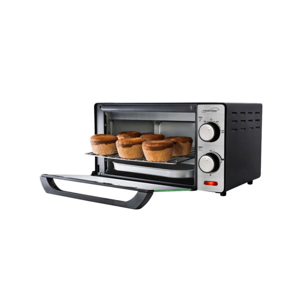 Horno Tostador eléctrico Koblenz HKM-1000, 10L (4 rebanadas de pan), termostato regulable de 100-250 grados, 1000W