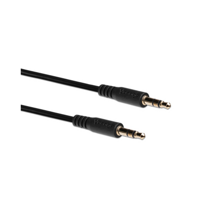 Cable Auxiliar Audio Vorago 3.5mm a 3.5mm Negro (CAB-A01B)